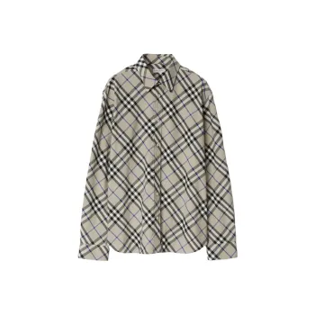 Burberry Long Sleeved Checked Shirt