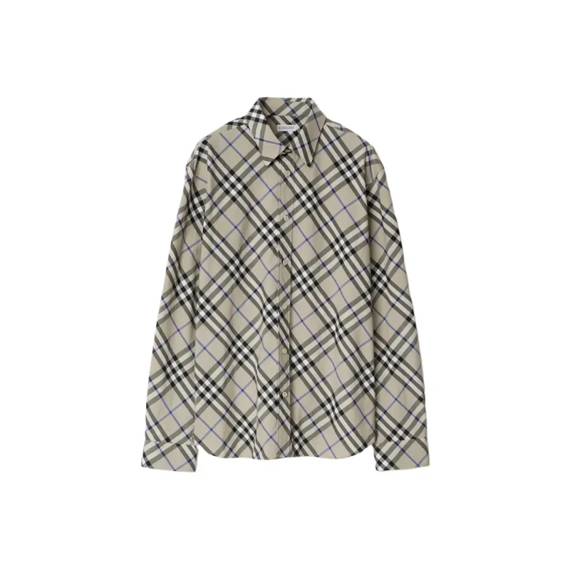 Burberry Long Sleeved Checked Shirt-0