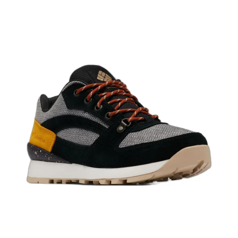 Columbia Wildone Anti Slip Wear Resistant Low Top Hiking Shoes Women's Black Yellow-1