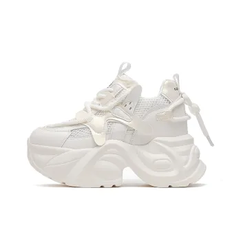 CARDANRO Anti-Slip Wear-Resistant Low-Top Chunky Sneakers Women's