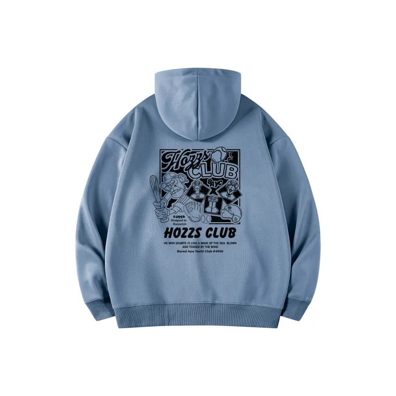 HOZZS x WULIAOYUAN LIANMINGKUAN Pullover Hooded Fleece Lined Hoodies & Sweatshirts Unisex-11