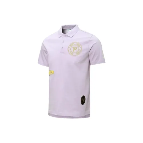 PUMA Polo Shirts Unisex Purple