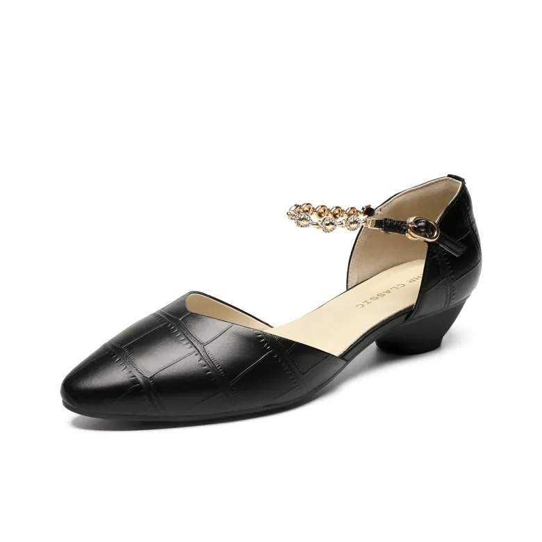 ZHR High Heels Women's Regal Black/Beige/Nude-0