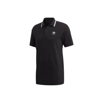 Adidas Originals Trefoil Polo Shirts Men Black