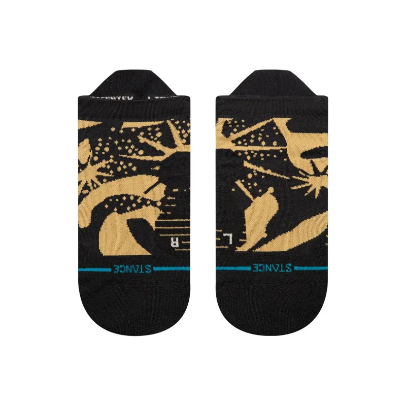 Stance No Show Socks Unisex Black Gold-1