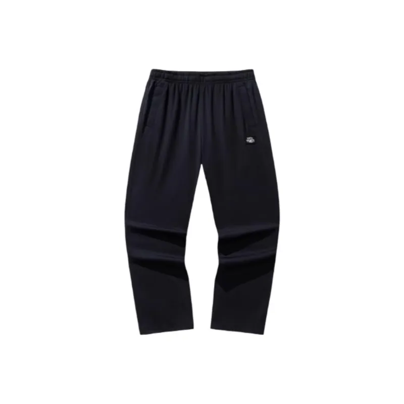 Anta Life Collection Knitted Sweatpants Men's Basic Black-0