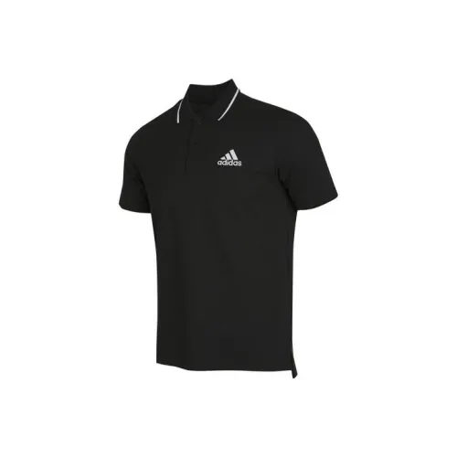 Adidas Polo Shirts Men Black