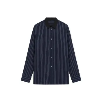 LOEWE Striped Collared Button Up Shirt