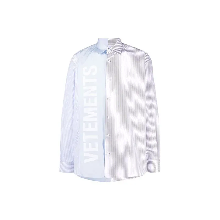 Vetements Shirts Unisex Blue-0