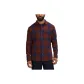 Plaid Flower Brown