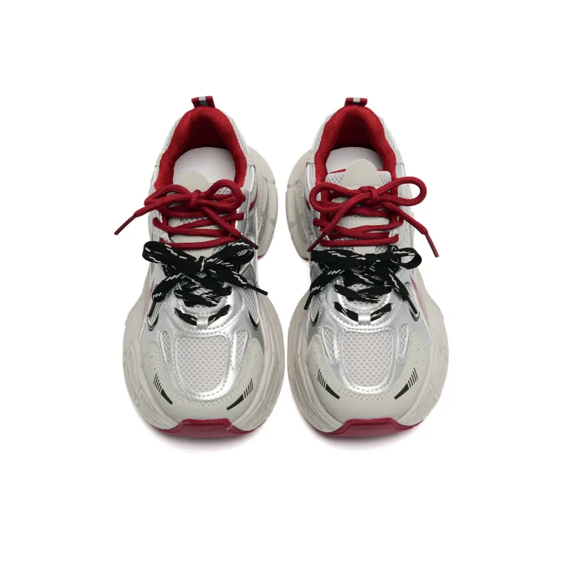 KAAVER OTTO Cushioning Height Increasing Abrasion Resistant Slip Resistant Chunky Sneakers Women's-11