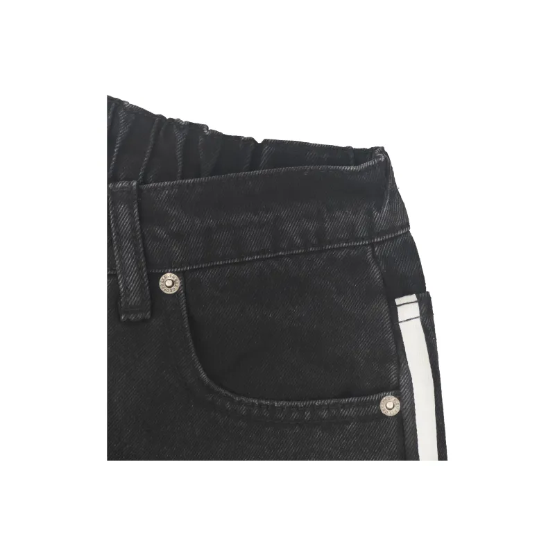 Michael Rock Jeans Unisex Washed Black-7