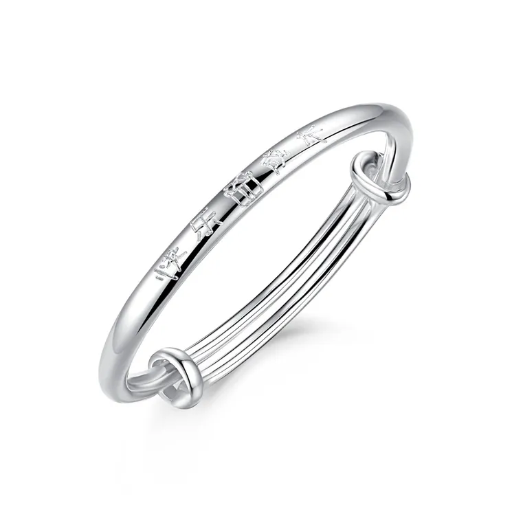 CHAOHONGJI 999 Fine Silver Bangles Kids'-0