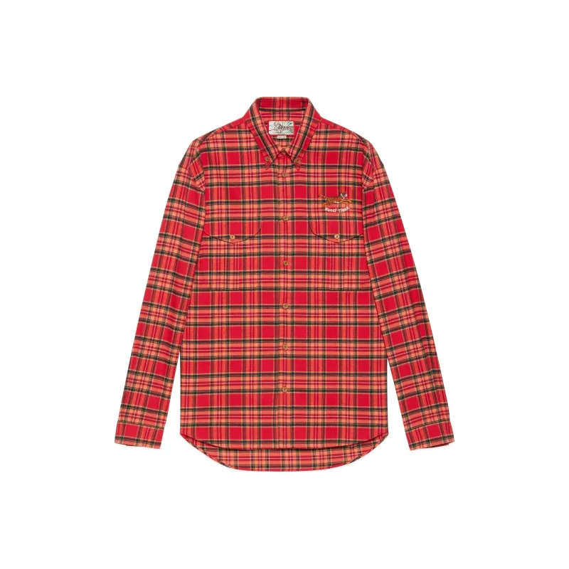 GUCCI Shirts Men Red-0