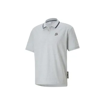 PUMA Polo Shirts Men Light Gray
