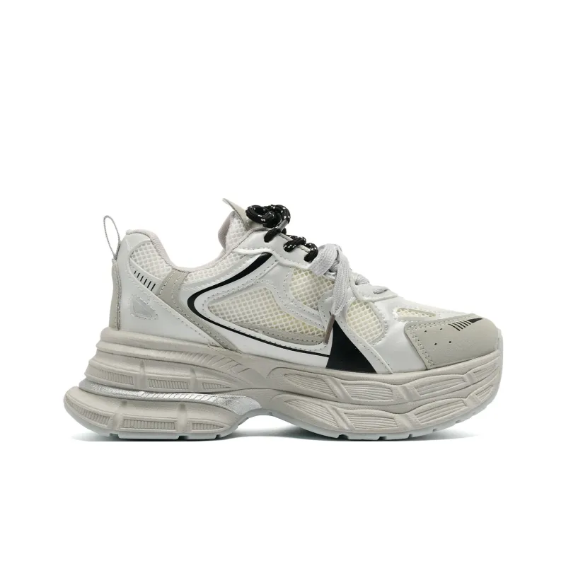 KAAVER OTTO Cushioning Height Increasing Abrasion Resistant Slip Resistant Chunky Sneakers Women's-4