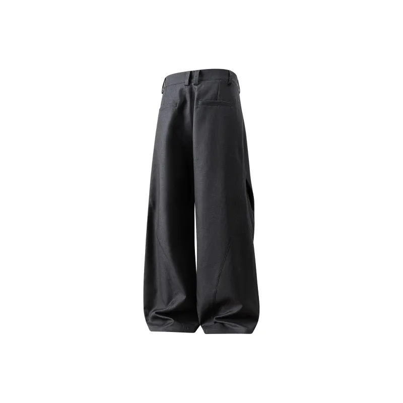 PRESSURE Casual Pants Unisex Black-12