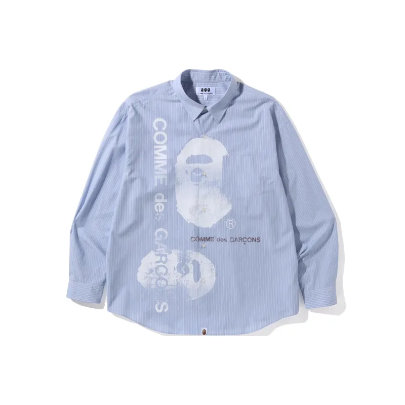 Bape X Comme Des Garcons Osaka Loose Fit Shirt-0