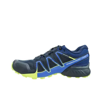 SALOMON Speedcross Vario 2 Anti Slip Wear Resistant Low Top Trail Running Shoes Men's Blue