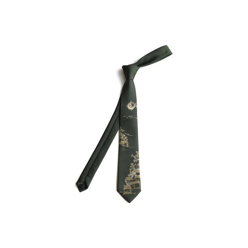 FREE RABBITⅡ Ties Unisex Olive Green-1