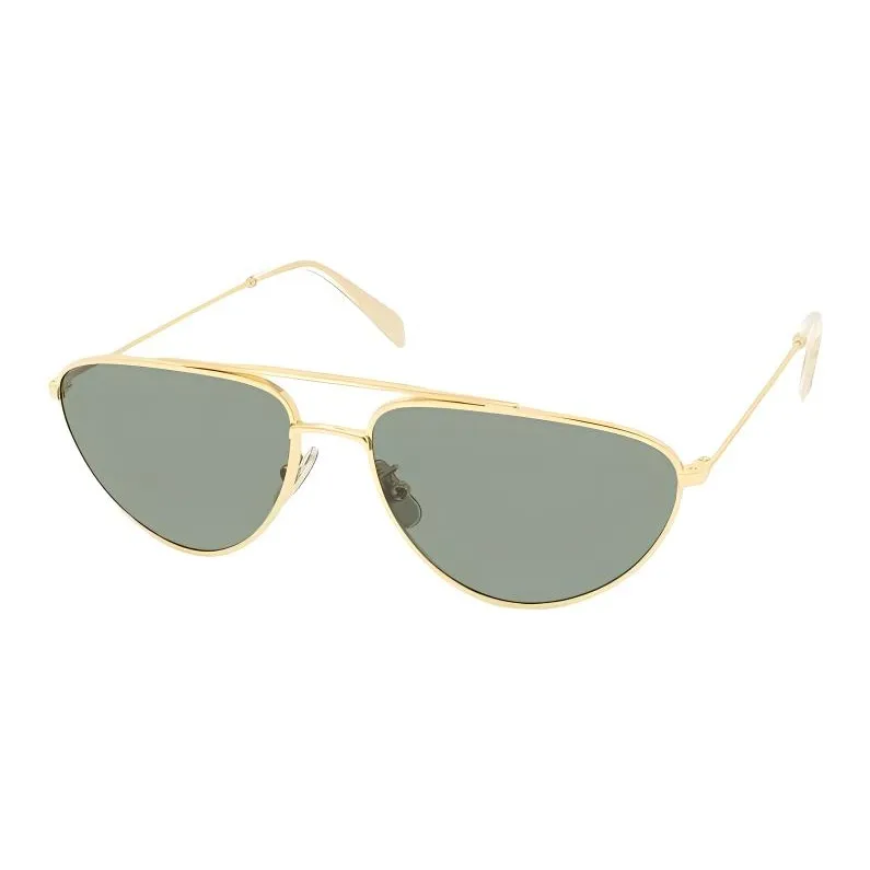 CELINE Metal Aviator Sunglasses Men's Gold-0