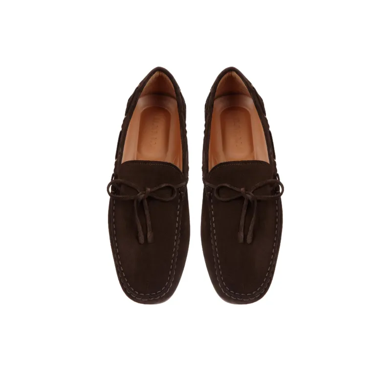 BALLY Driver Clay Casual Shoes Men's Umber-4