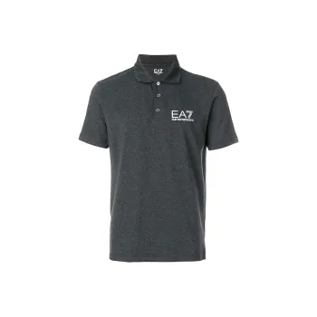 EMPORIO ARMANI EA7 Polo Shirt Men's Dark Gray