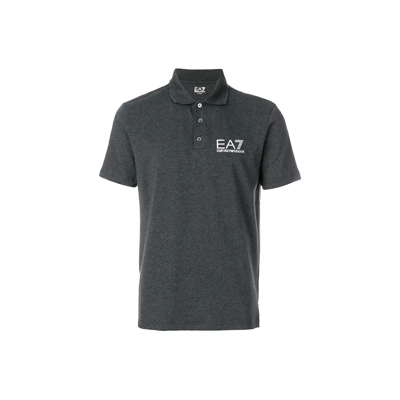 EMPORIO ARMANI EA7 Polo Shirt Men's Dark Gray-0