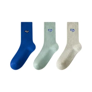 FAIRWHALE Mid Calf Socks Unisex 3 Pack