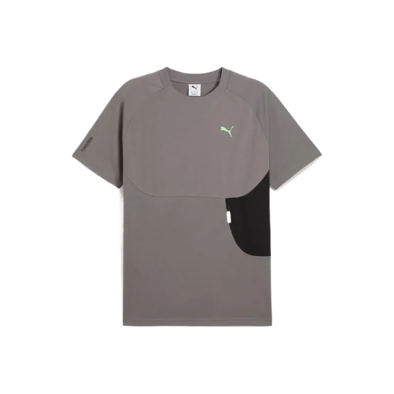 PUMA PUMATECHPOCKET T Shirt Men's Gray-0