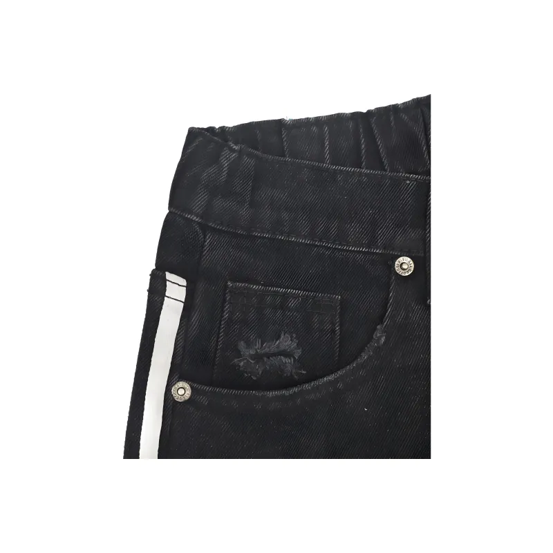 Michael Rock Jeans Unisex Washed Black-6