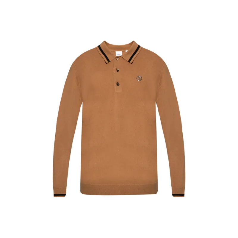Burberry FW21 Polo Shirt Men's Camel-0