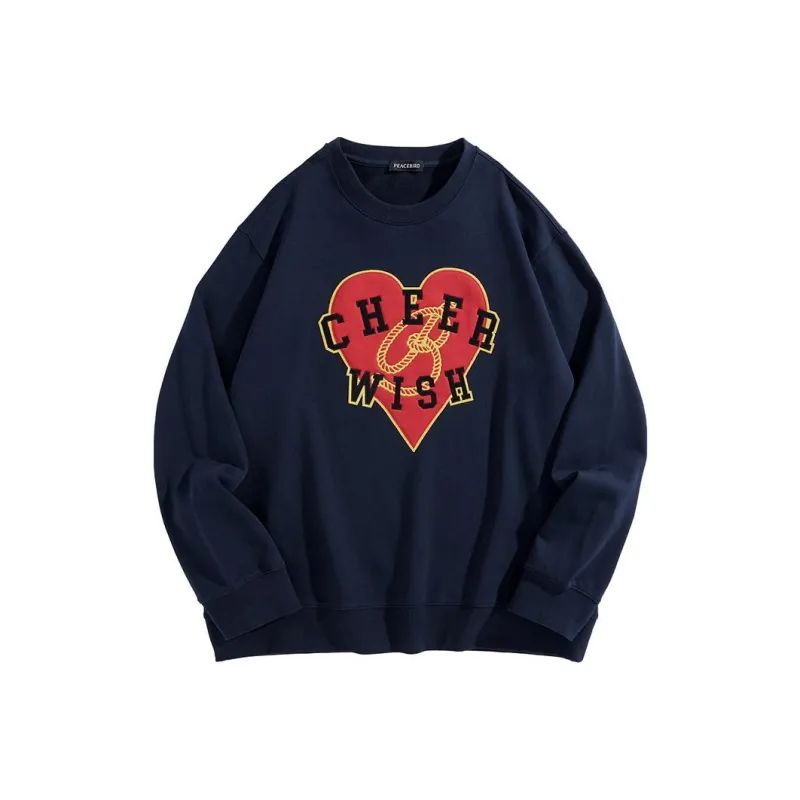 PEACEBIRD MEN Sweatshirt Men's Dark Blue-0