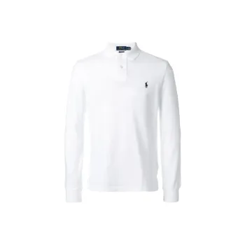 Polo Ralph Lauren Pony Embroidered Long Sleeved Polo Shirt