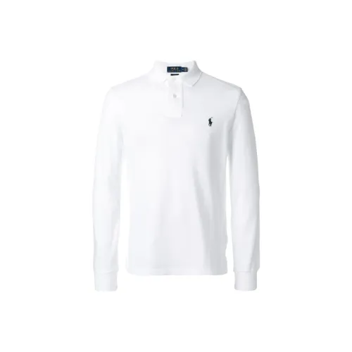 Polo Ralph Lauren Pony Embroidered Long Sleeved Polo Shirt
