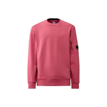 C.P.Company Diagonal Raised Fleece Sweatshirt Men's Pink
