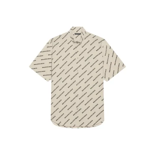 Balenciaga Shirts Men Beige