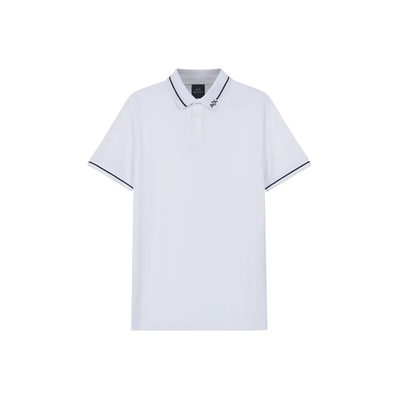 ARMANI EXCHANGE Polo Shirts Men White-0
