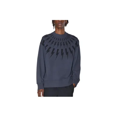 Neil Barrett Sweatshirts Men Iron Black