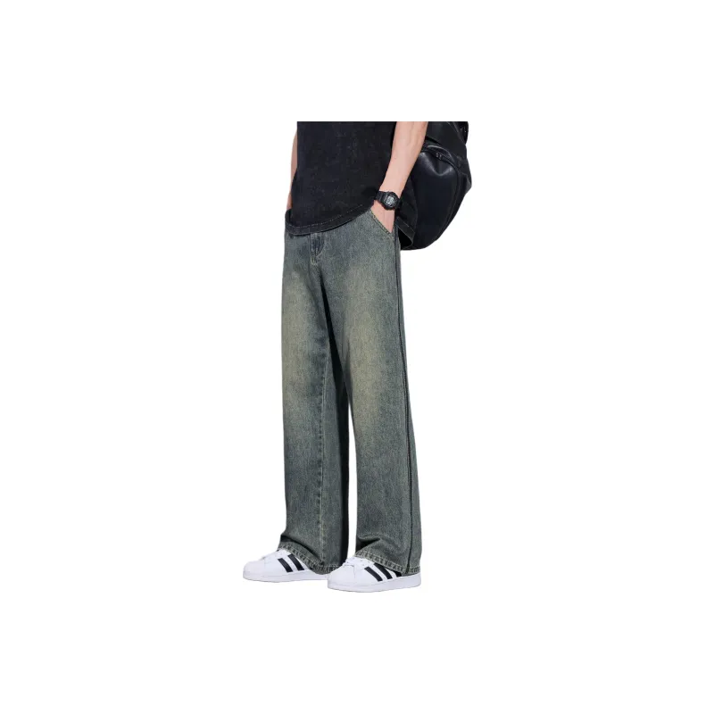 ZWWWZ Jeans Unisex Vintage Blue-1