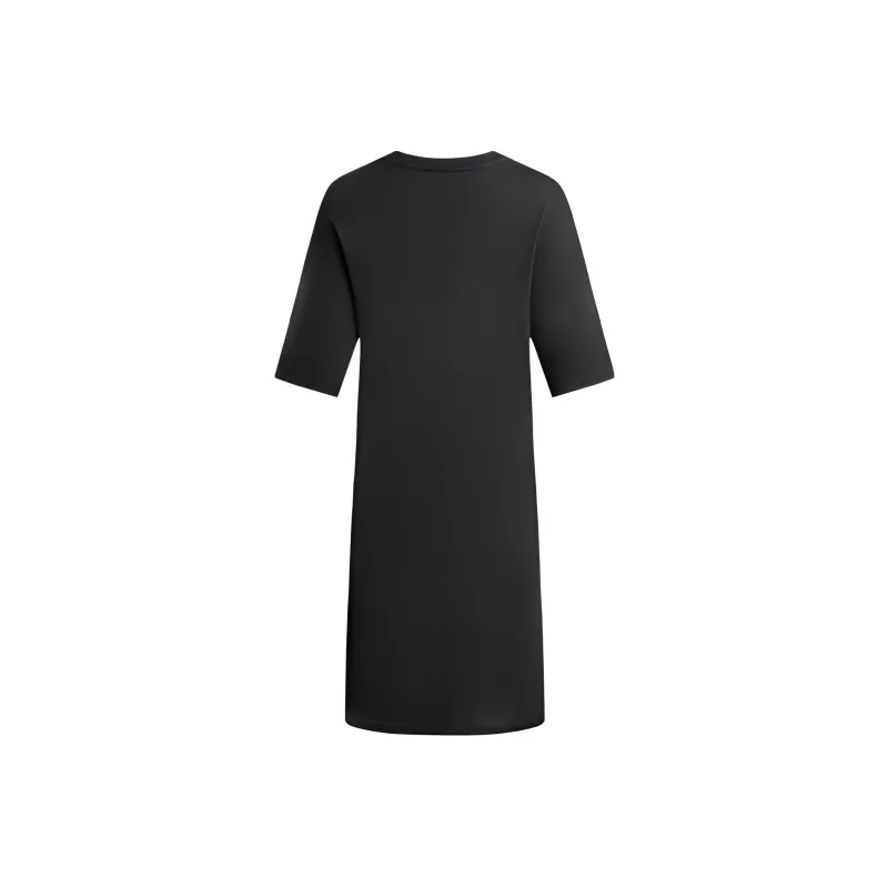 ARMANI EXCHANGE Short Sleeved Dresses Women's Black-3