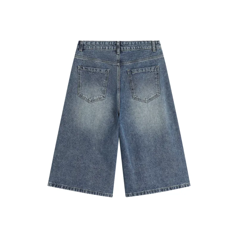 Love Monster Denim Shorts Unisex-10