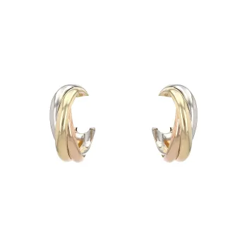 Cartier Yellow Gold Hoop Clip on Earrings
