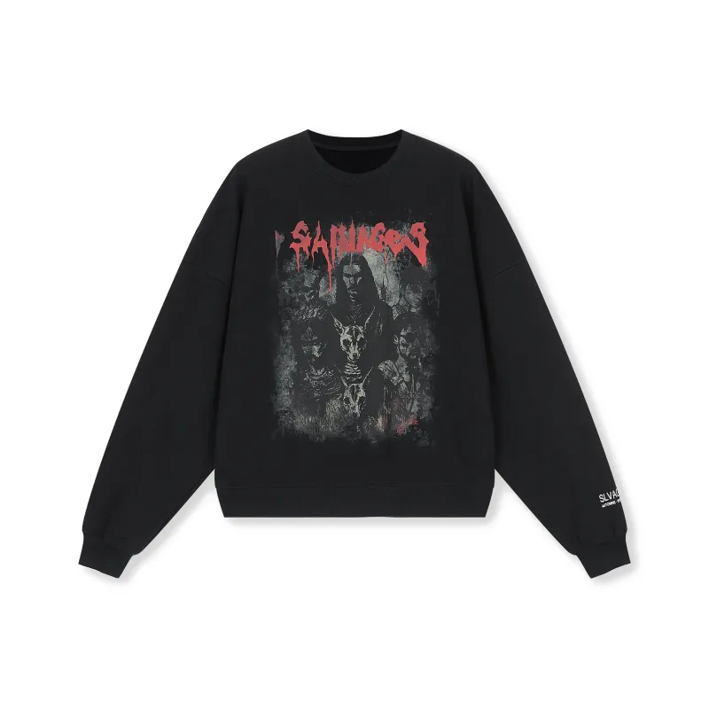 THE SALVAGES FASHION CLUB Sweatshirt Unisex Black-0