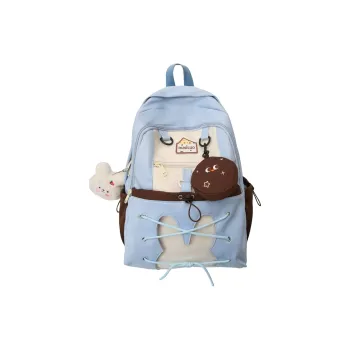 XIANGSU Nylon With PVC Backpack Women's Multicolor
