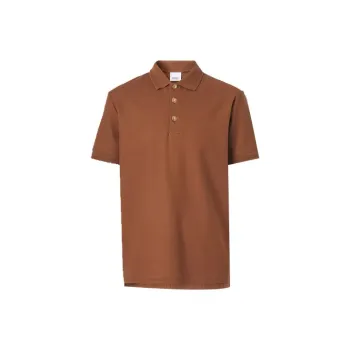 Burberry Polo Shirts Men Orange