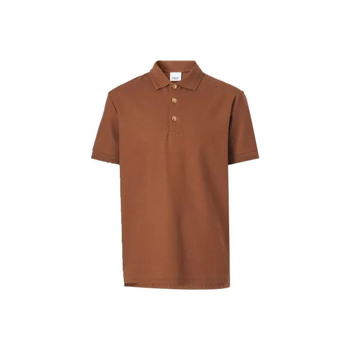 Burberry Polo Shirts Men Orange-0