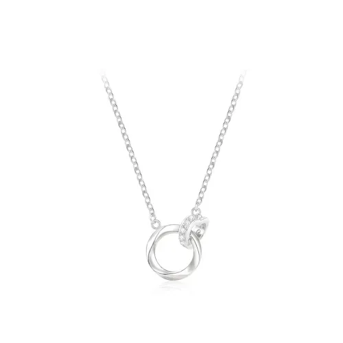 Love Link 999 Fine Silver Necklaces Women's