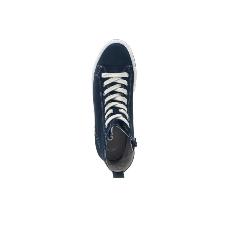Gabor Fashion High Top Casual Shoes Unisex Blue-3