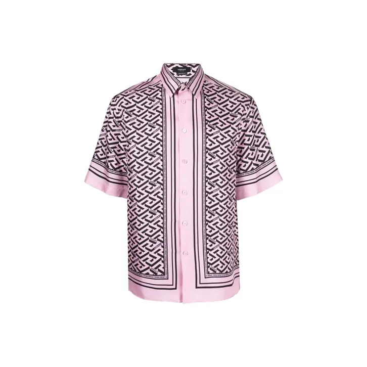 VERSACE Shirts Men Pink-0